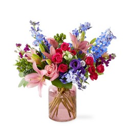 Breezy Meadows Bouquet - Blush Vase  from Victor Mathis Florist in Louisville, KY